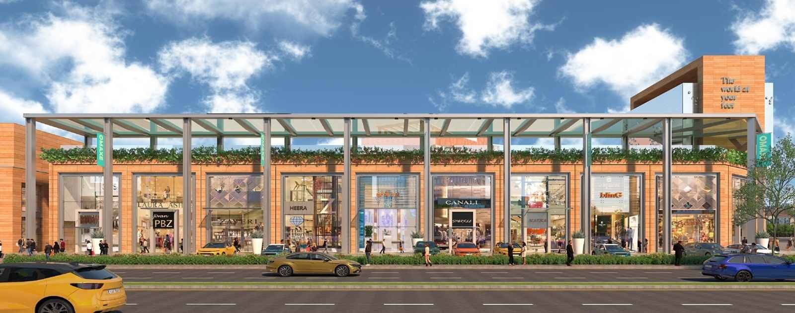 OMAXE Dwarka project final layout is complete. OMAXE Dwarka projects offer lockable shops.